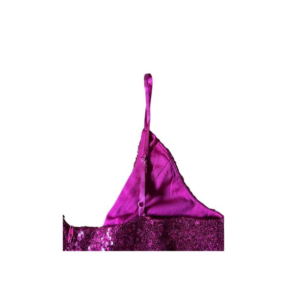 Venus Womens Sequin Romper V-Neck Spaghetti Strap Size L Sparkly Glam Party NEW - Picture 5 of 14